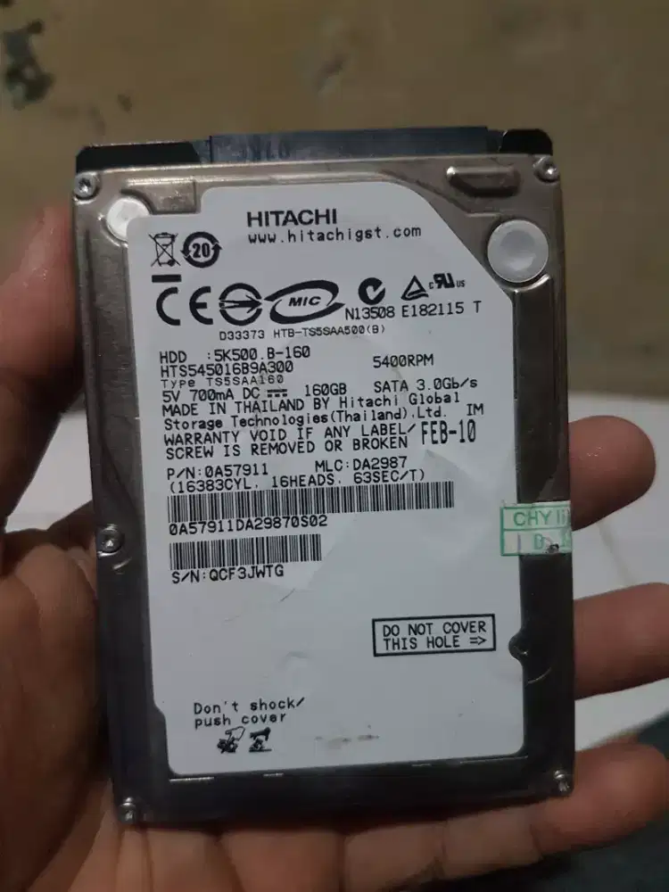 Hardisk laptop HITACHI