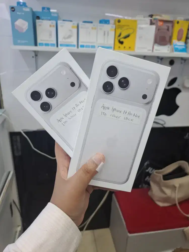 IPhone 17 Pro Max 1TB Silver New Resmi IBOX