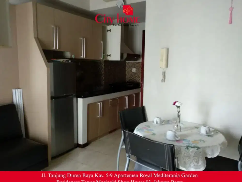 Disewakan - 1 BR Furnished Royal Mediterania Garden Apt at Podomoro City