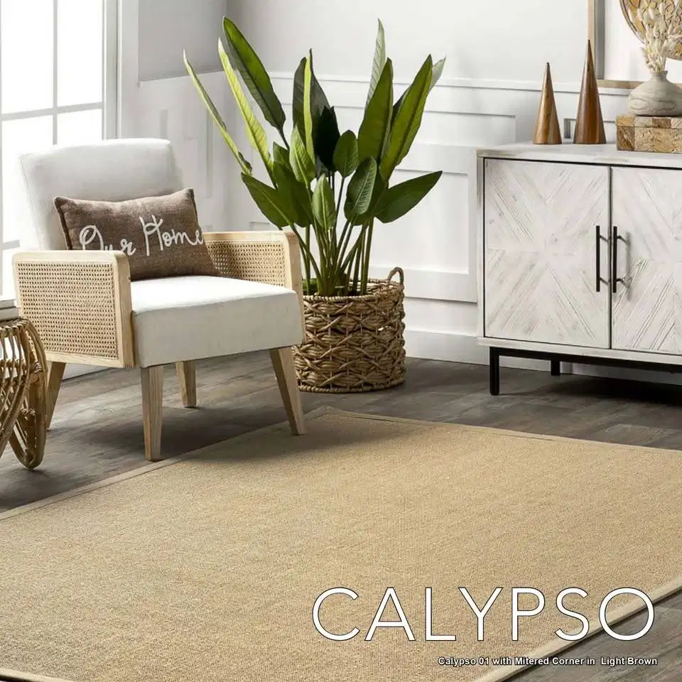 Karpet sisal calypso tebal 5mm / Karpet Lantai natural sisal