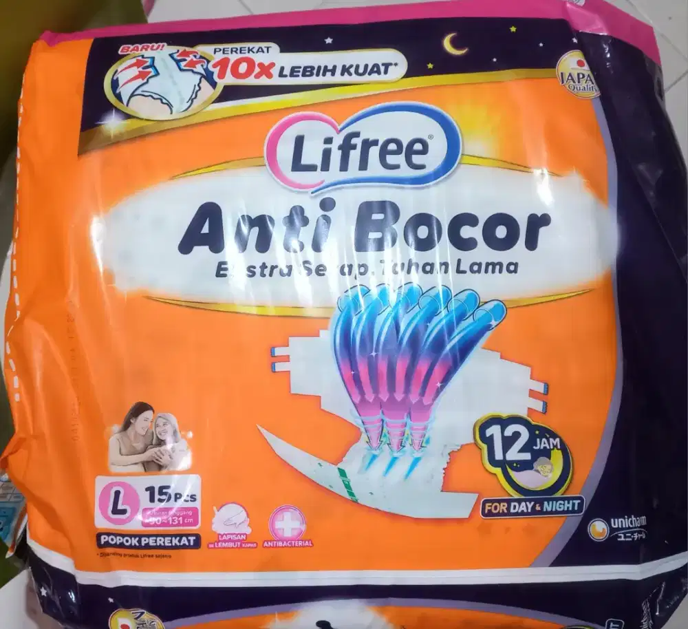Pempers dewasa Lifree ukuran L 15