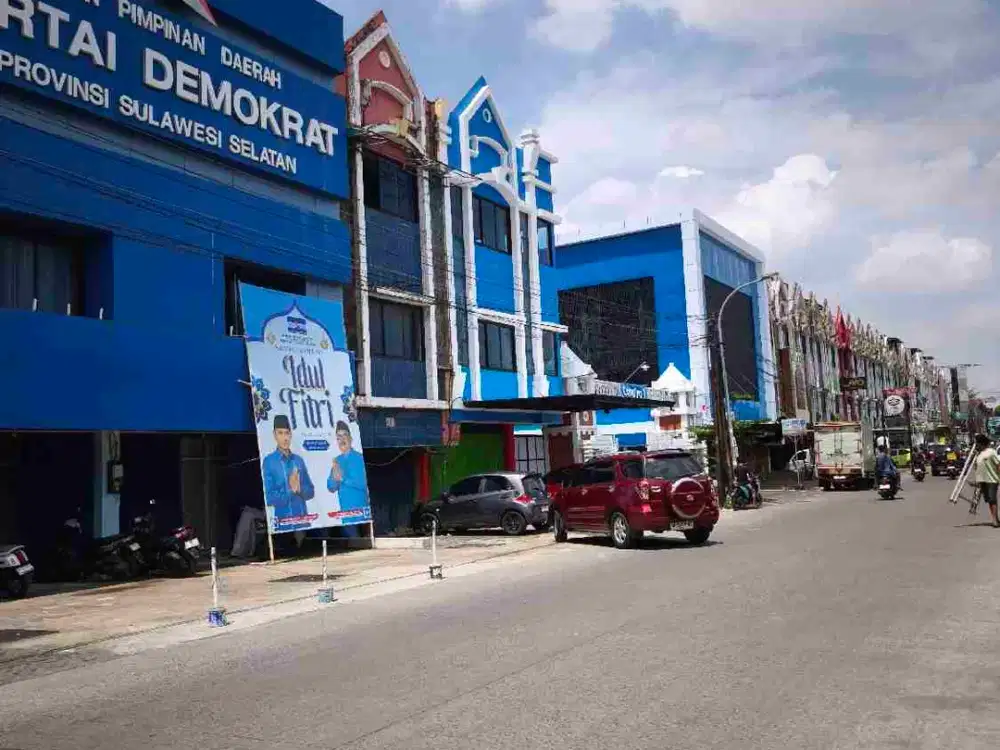 Ruko 2 unit dekat Mall Panakkukang Makassar dekat Boulevard Pettarani Hertasning