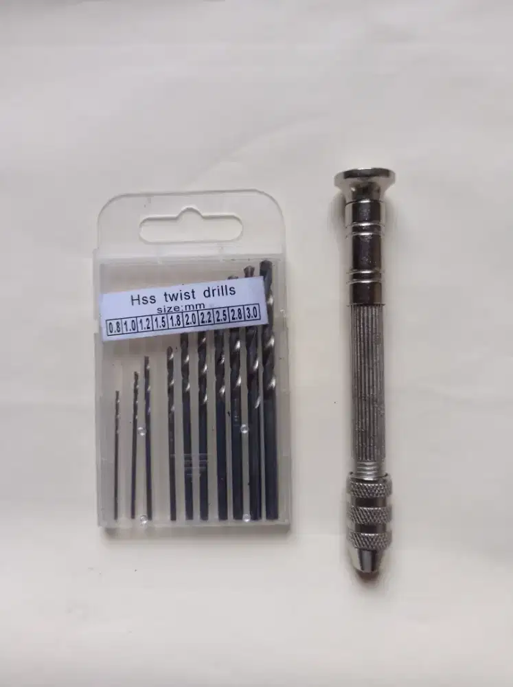 Bor tangan manual hss twist drill