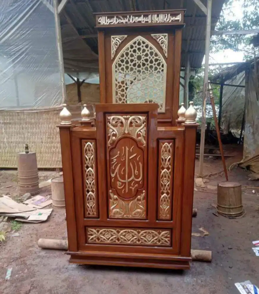 Mimbar podium mimbar masjid