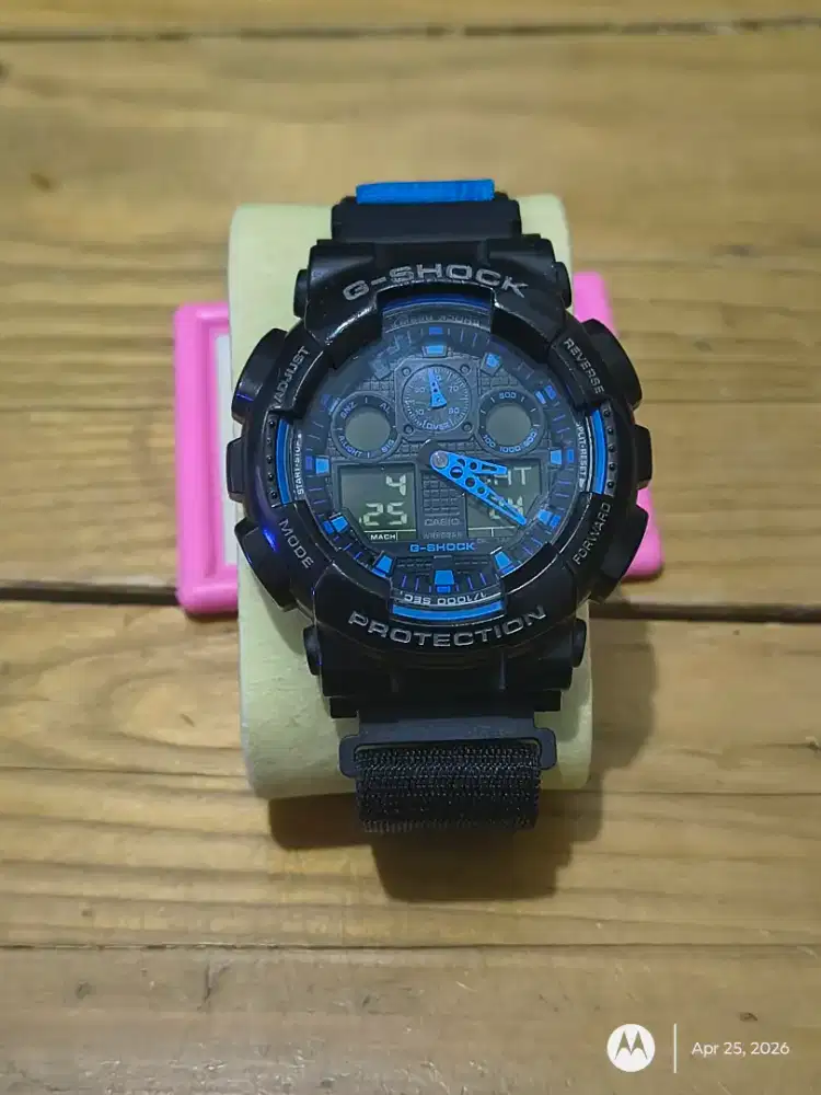 gshock GA100 biru original