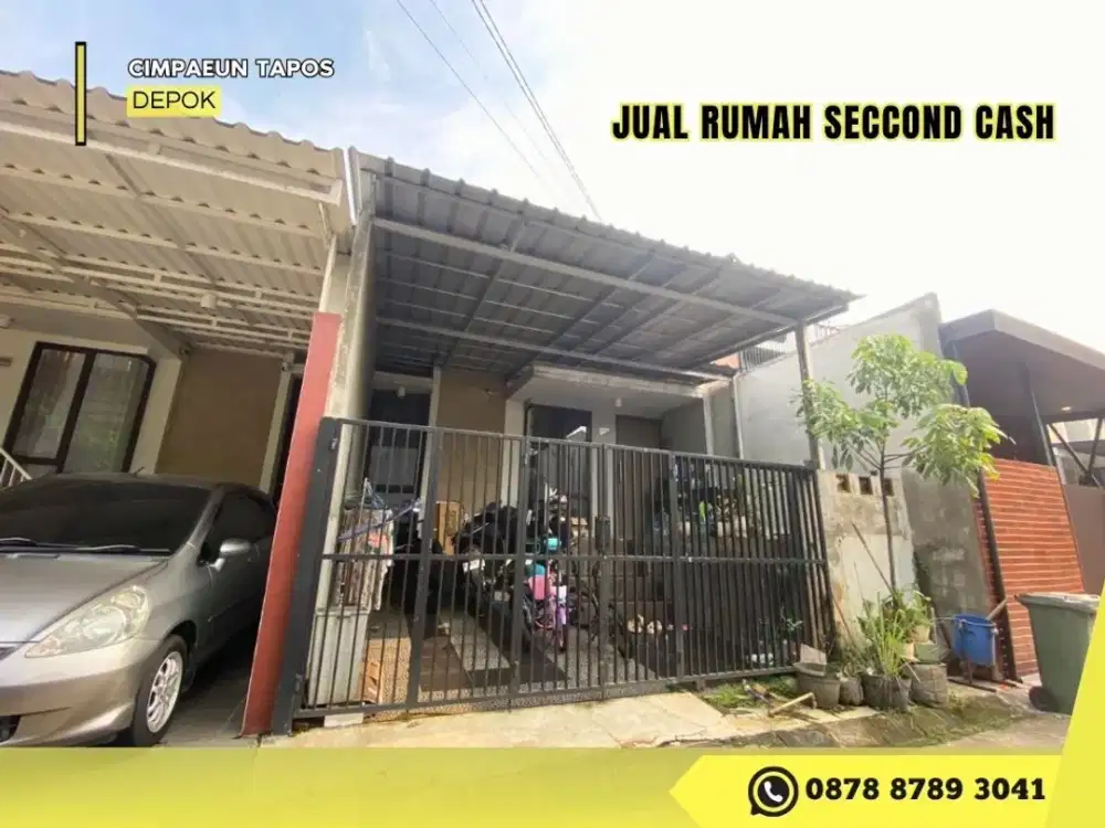 Jual Rumah CASH LT98 Strategis dkt Tol di Perum Permata Cimanggis