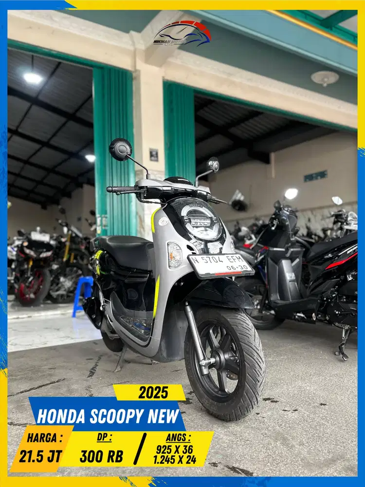 HONDA SCOOPY NEW 2025 LIKE NEW MASZEHH HIKMAH MOTOR KEPUH