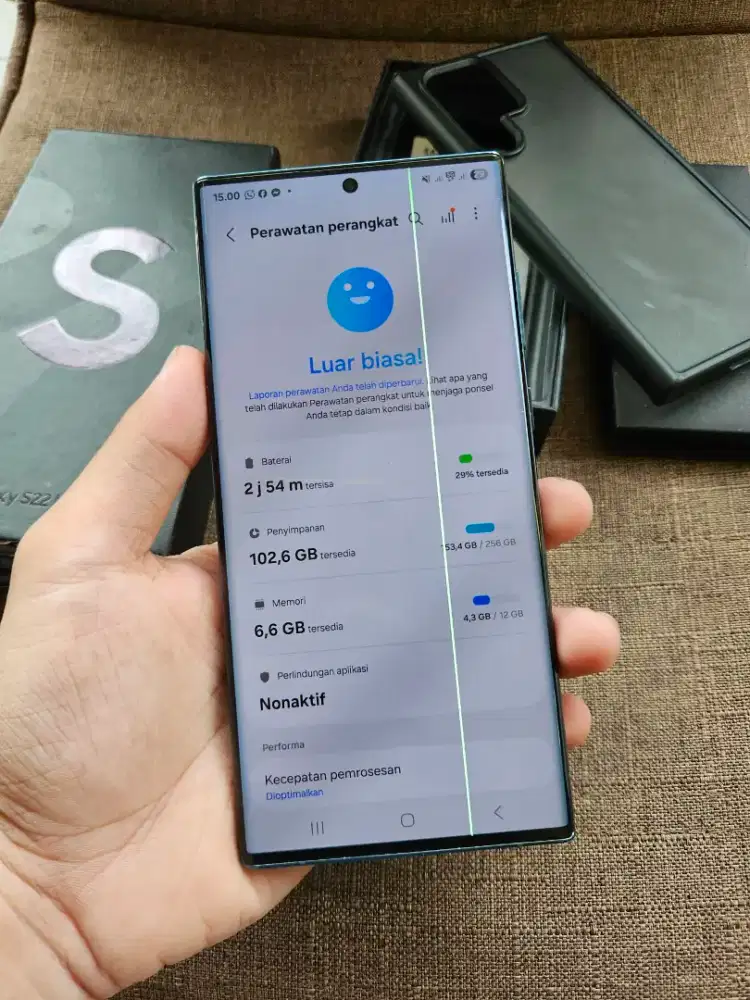 Samsung Galaxy S22 Ultra 5G 12/256GB SEIN Greenline