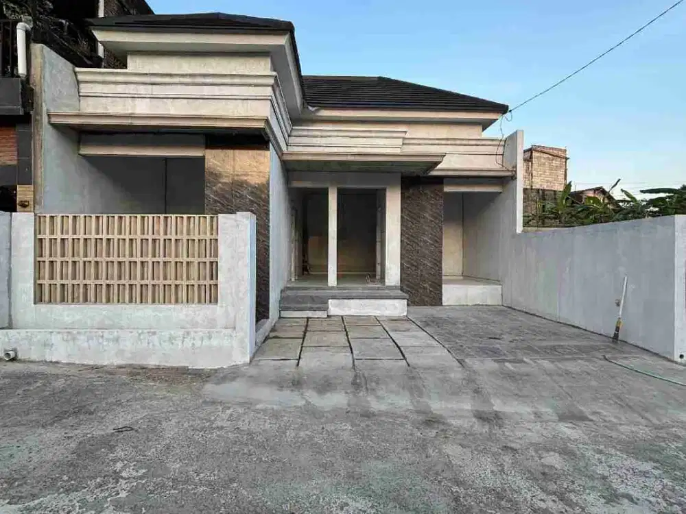 RUMAH BARU LIMASAN MODERN KEKINIAN DI BERBAH DEKAT JALAN YOGYA-SOLO SELANGKAH KE BANDARA ADISUCIPTO YOGYAKARTA