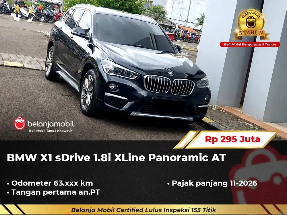 [ PAJAK PANJANG ] BMW X1 X 1 sDrive 1.8i XLine AT 2019/2020