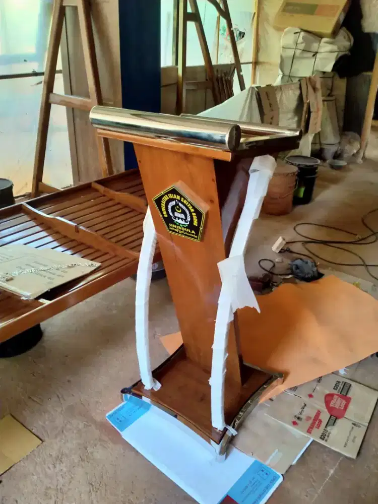 Mimbar stenlis mimbar podium