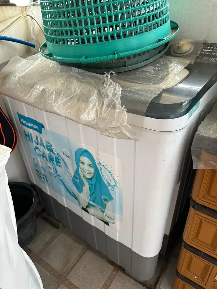 Mesin cuci 2 tabung besar