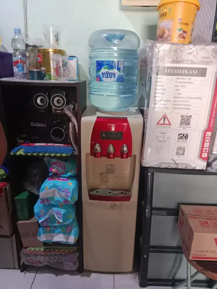 Jual cepat dispenser sanken galon atas bawah