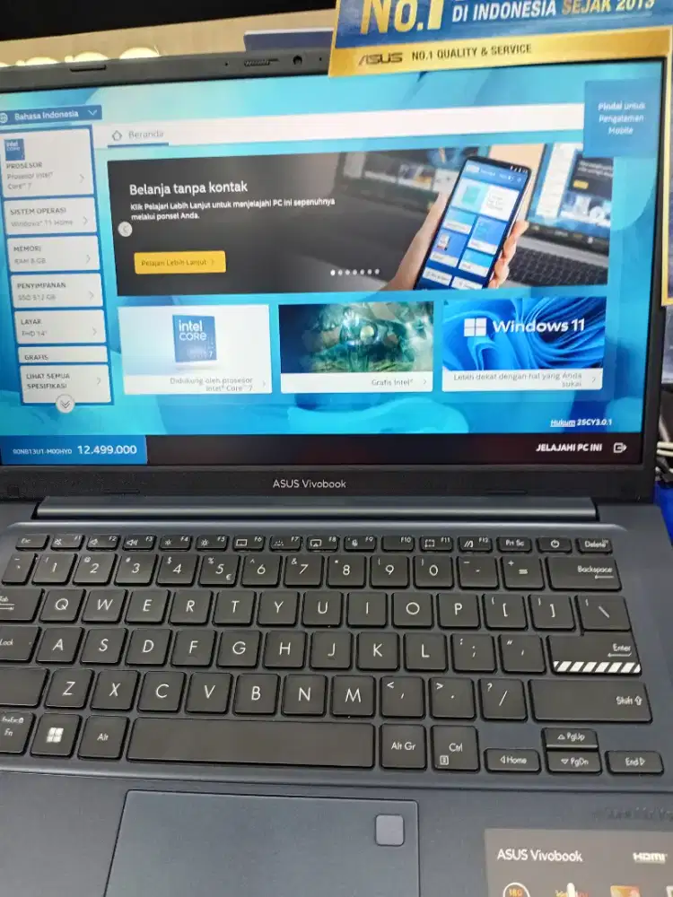 Laptop Asus Intel7 Bisa Cicilan Pake Home Credit Mulai 15rb/hari
