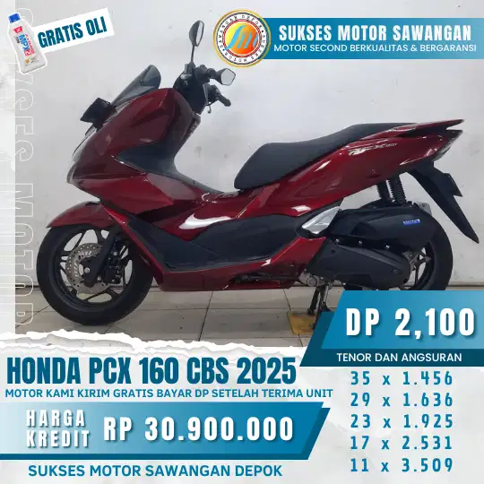 BISA CASH,KREDIT ATAU TUKAR TAMBAH, PCX 160 CBSTHN 2025 (SUKSES MOTOR)