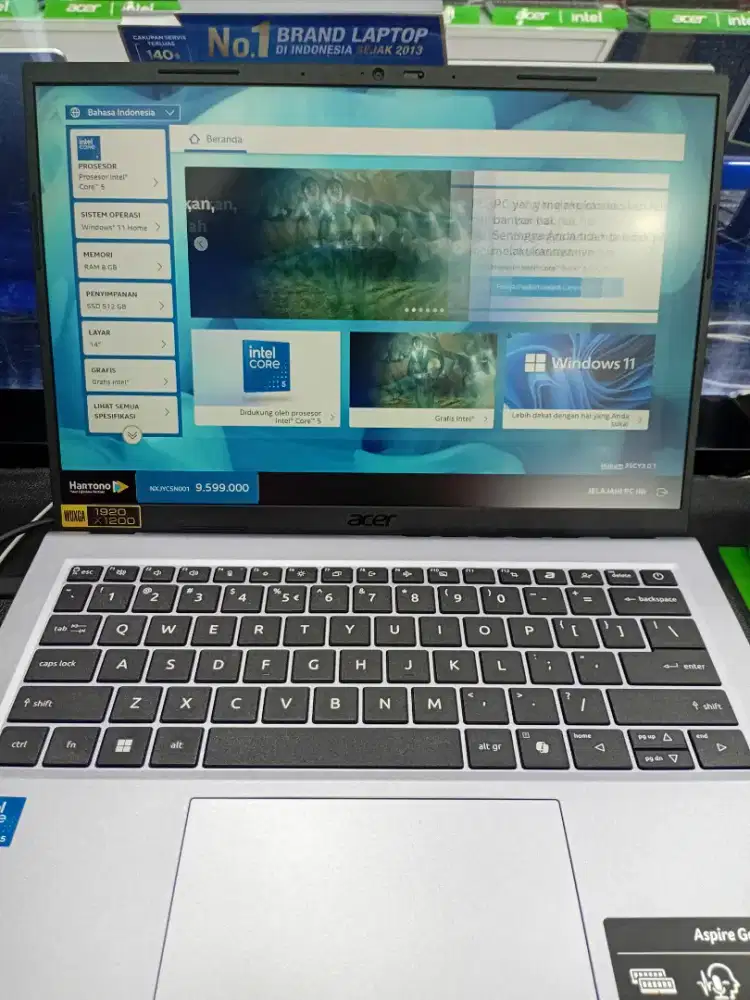 Laptop Acer Intel5 Bisa Cicilan Pake Home Credit Mulai 15rb/hari