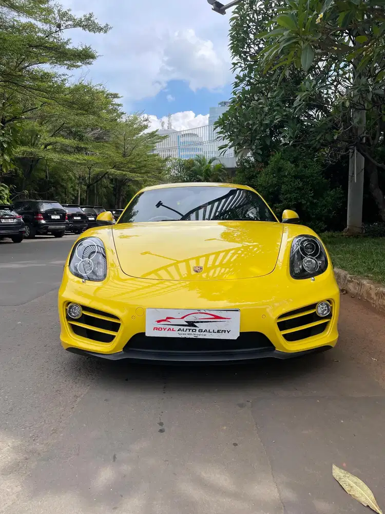 Porsche cayman 2.7 PDK
Yellow 
2014