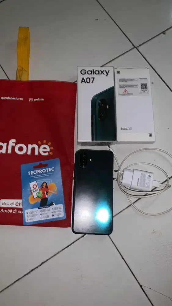 SAMSUNG A07 4/128 fullset GARANSI ON 2027