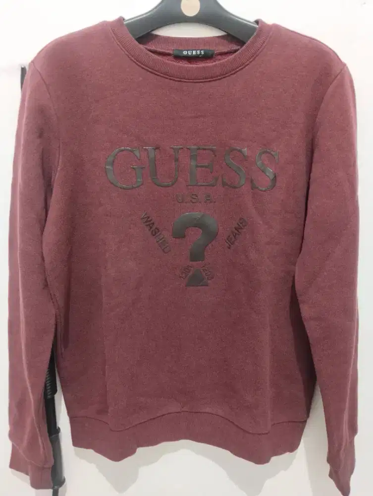 Obral Borong Hemat 3pc Sweater Casual Branded GUESS CHAMPION DISCOVERY