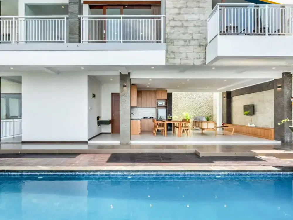 Sewa Villa Jimbaran Dekat Gwk, dengan Pemandangan Laut Penuh