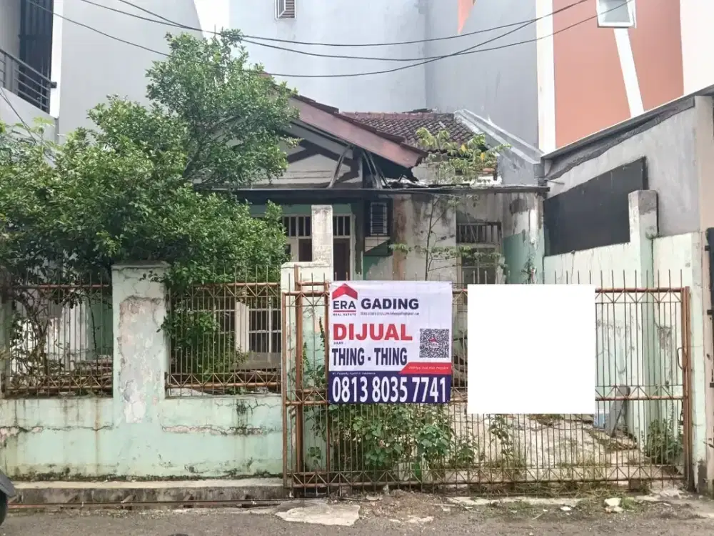 Ss.3757 - Murah !! Dijual Rumah Tua 7x15,4 Butuh Renovasi di Sunter Pratama Hadap Tenggara