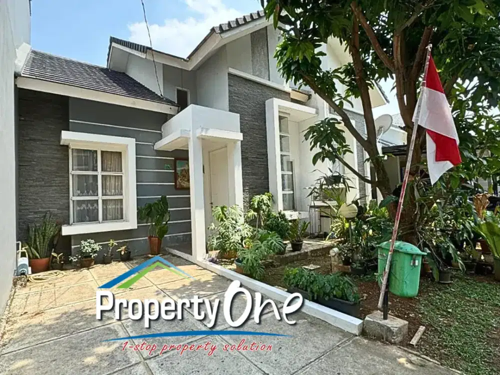 Jual Rumah 1 Lantai Siap Huni Lokasi Strategis Di Serpong Garden Dekat Akses KRL Cisauk Dan Tol Serpong-Balaraja