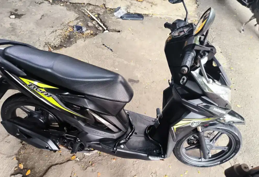 *Honda Beat FI Sporty CBS 2019 warna hitam list hijau,kondisi istimewa