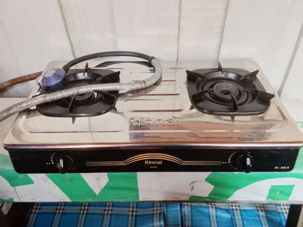 DIJUAL KOMPOR RINNAI + SELANG + REGULATOR