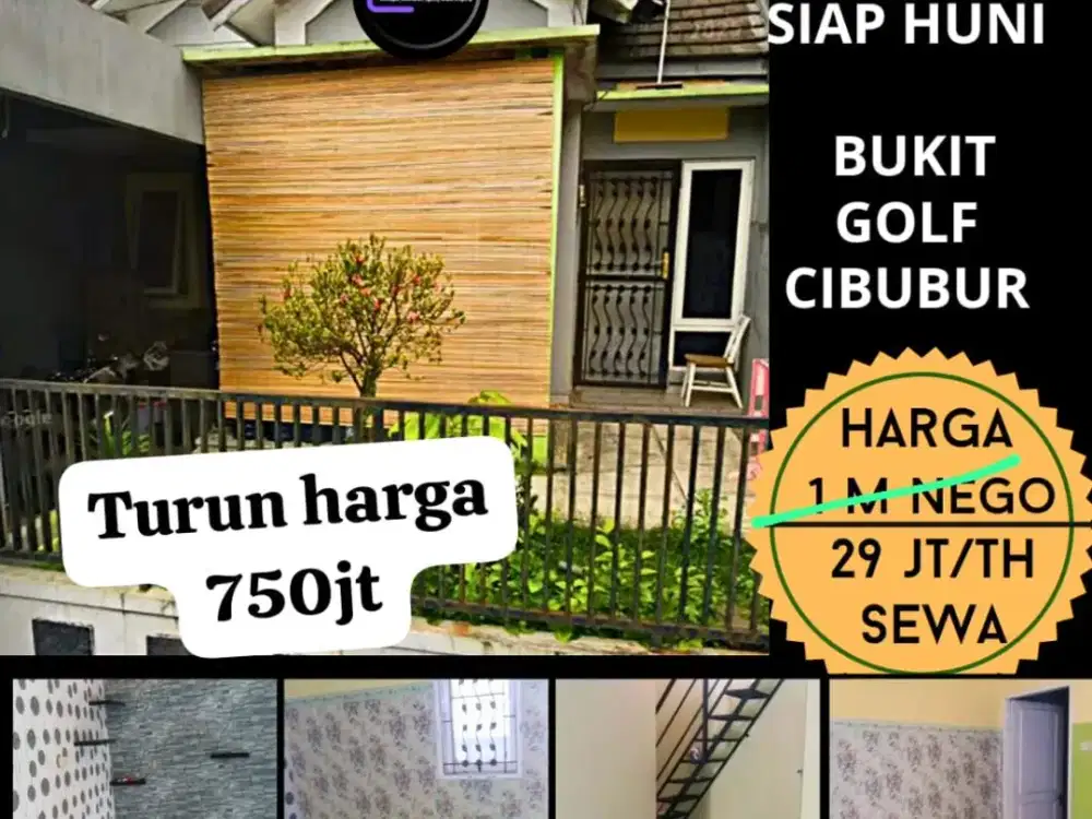 TURUN HARGA, SIAP HUNI DI BUKIT GOLF CIBUBUR