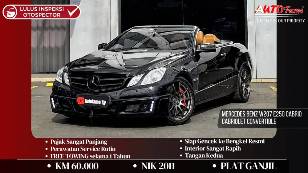 Mercedes Benz W207 E250 Cabrio Cabriolet Convertible 2011
