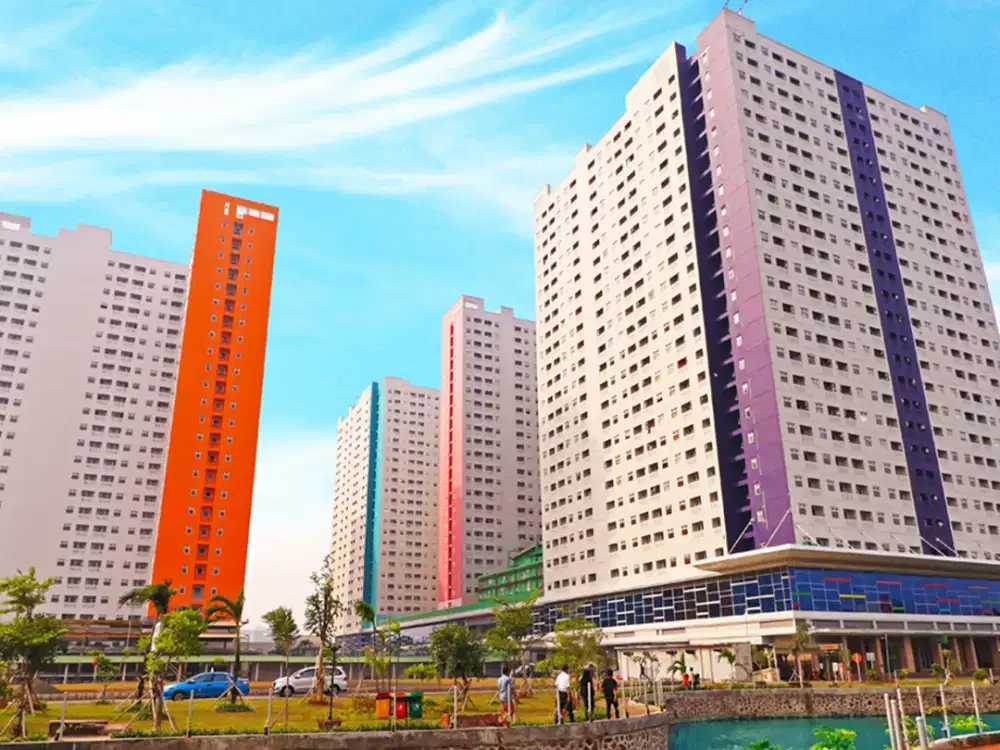 Apartemen Green Pramuka 2bedroom free IPL Full Furnished Sewa Per 3 bulan