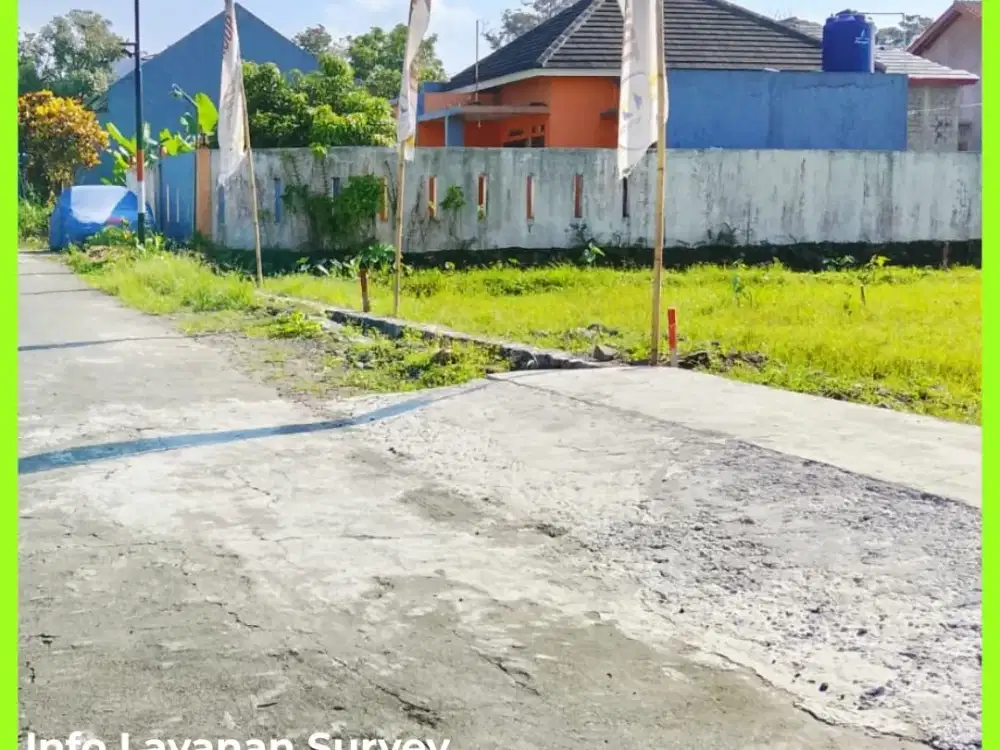 Tanah Timur Jl Kaliurang Pasar Gentas SHM Pekarangan