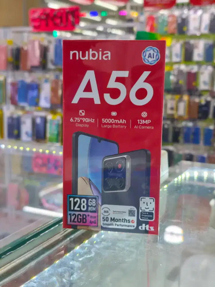 Nubia A56 4/128gb garansi resmi