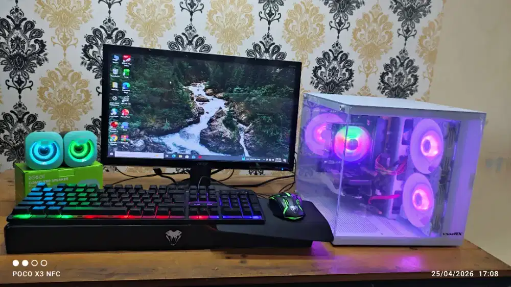 PC GAME & DESAIN CORE I5-4590 (8/120+500GB) VGA GT 730, LED 20 INC