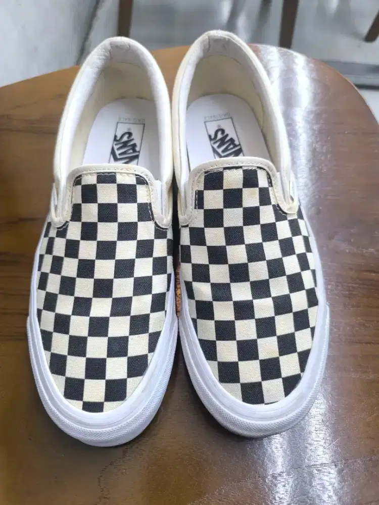 Original Vans Checkerboard Slip On Mulus Nt new era deus nike jordan