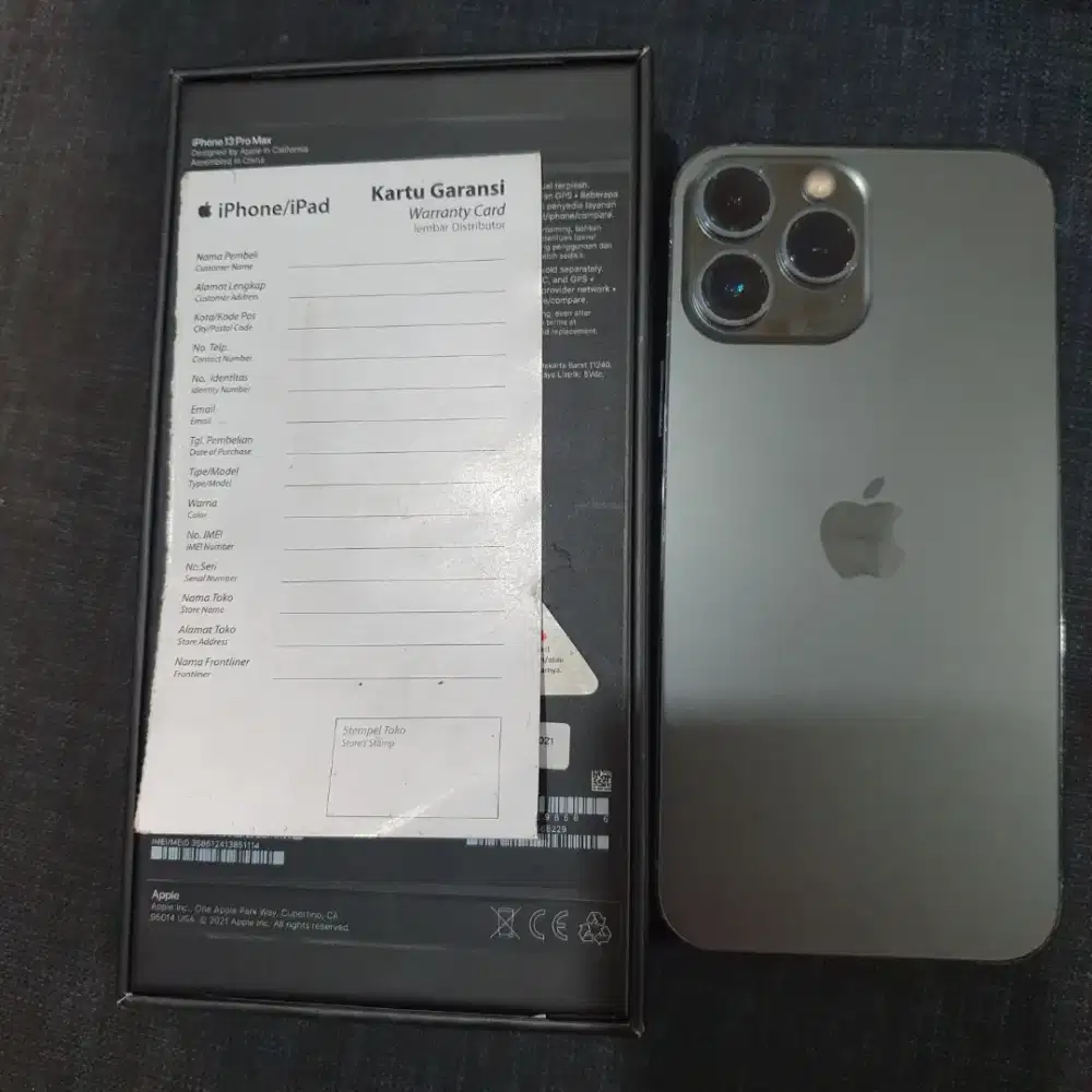 IPHONE 13 PRO MAX 128 GB IBOX