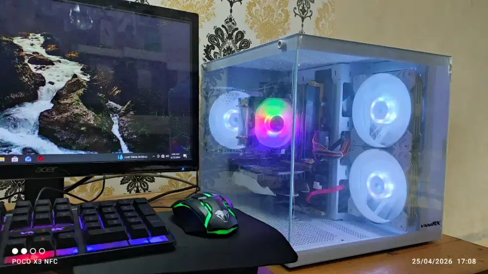 GAME & DESAIN CORE I5-4590 (8/120+500GB)GT 730, LED 20 INC BERGARANSI