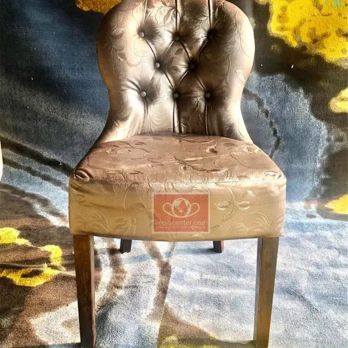 Kursi makan restoran cafe synthetic leather premium kayu mahoni