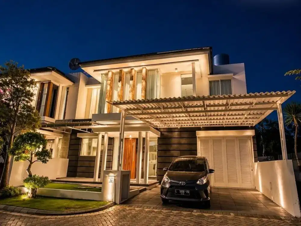 Rumah Babatan Pantai Perumahan Greenville Hadap Selatan PLN 3.500 watt