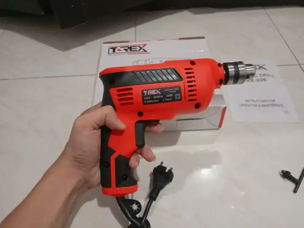 mesin bor bolak balik merk TREX kondisi baru masih gress tinggal cek