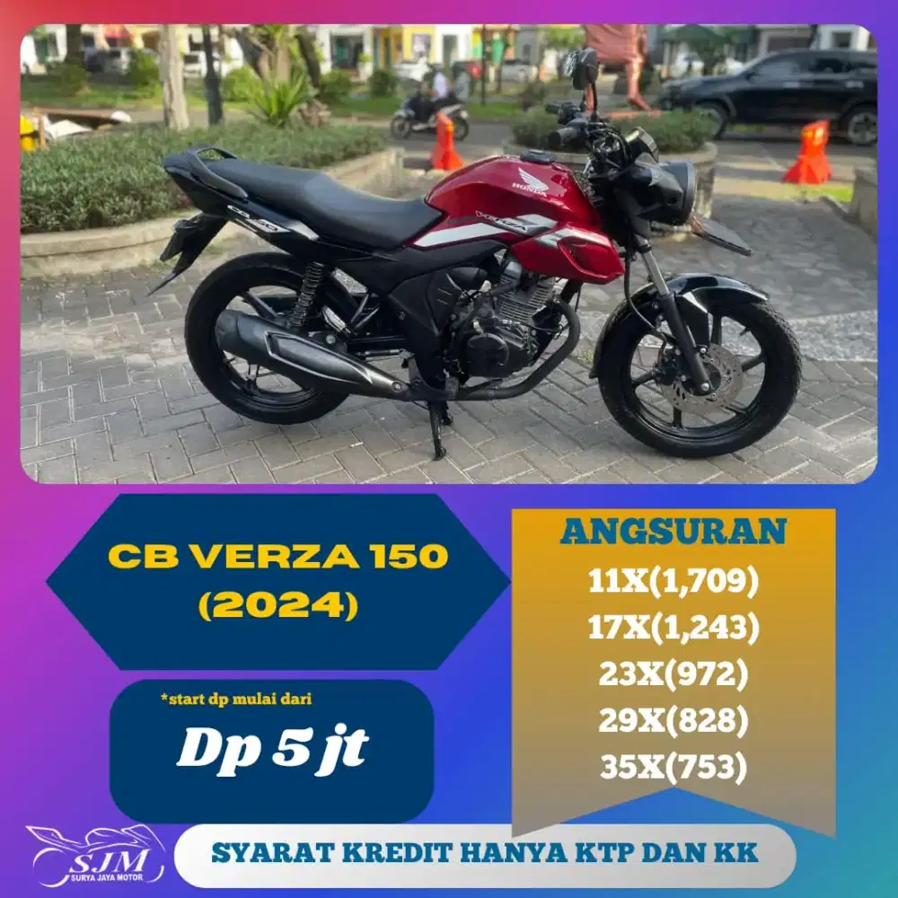 HONDA CB VERZA 150 2024 MESIN HALUS
