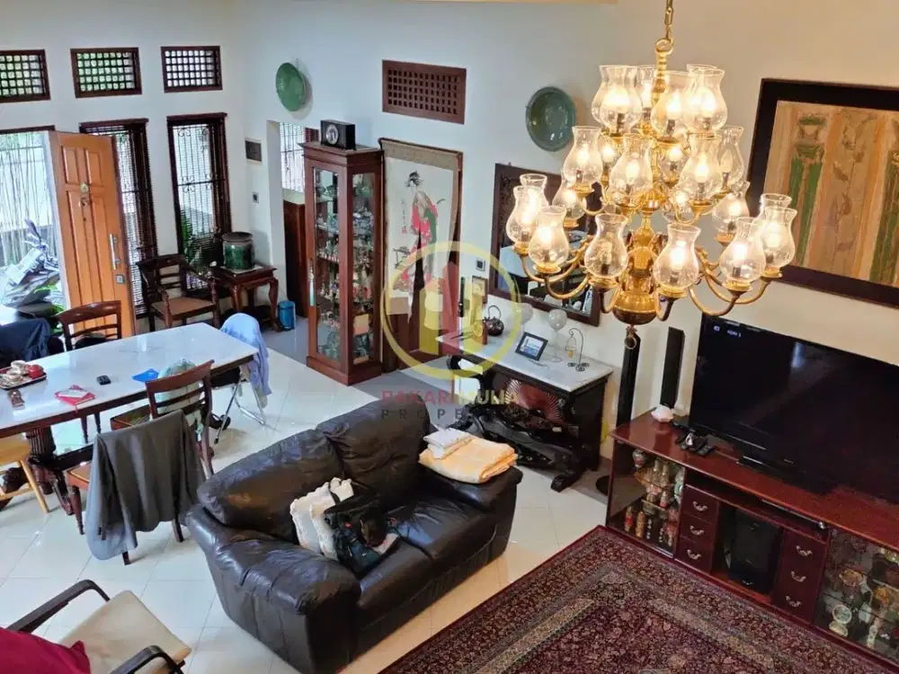 Rumah cantik layout open space cigadung