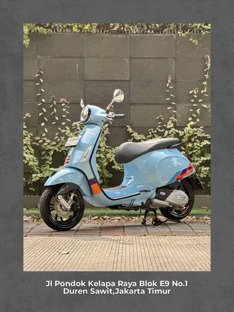 Piaggio Vespa PRIMAVERA S 150 IGET ABS FACELIFT TAHUN 2023 WARNA BLUE