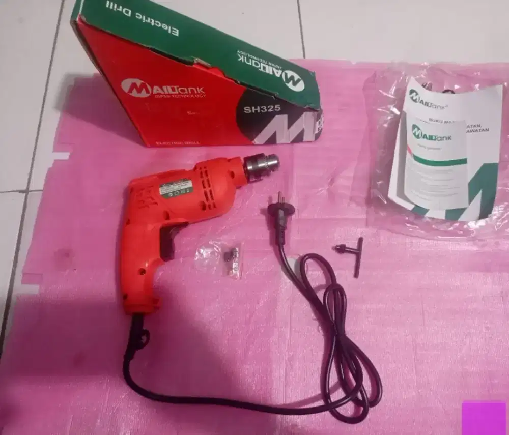 mesin bor bolak balik merk mailtank kondisi baru masih gress