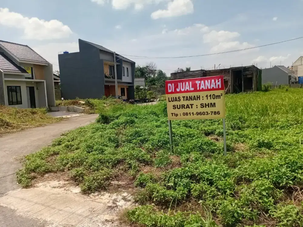 Di Jual Tanah Kavling 110m²