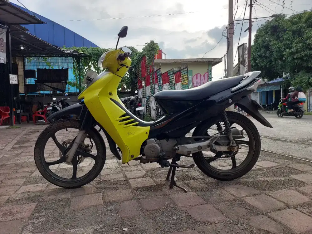 SHOGUN 125 FD Pajak HIDUP Kuning Asli Pribadi irit BBM