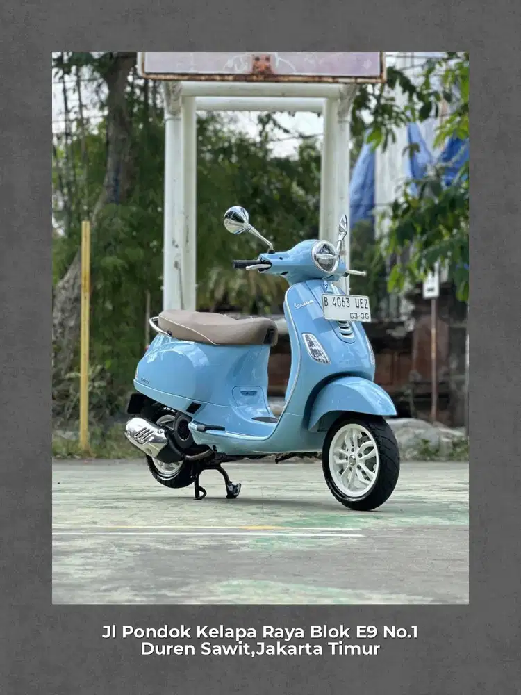 PIAGGIO VESPA LX125 IGET LED TH 2024 BLUE CAPRI Perfect Condition
