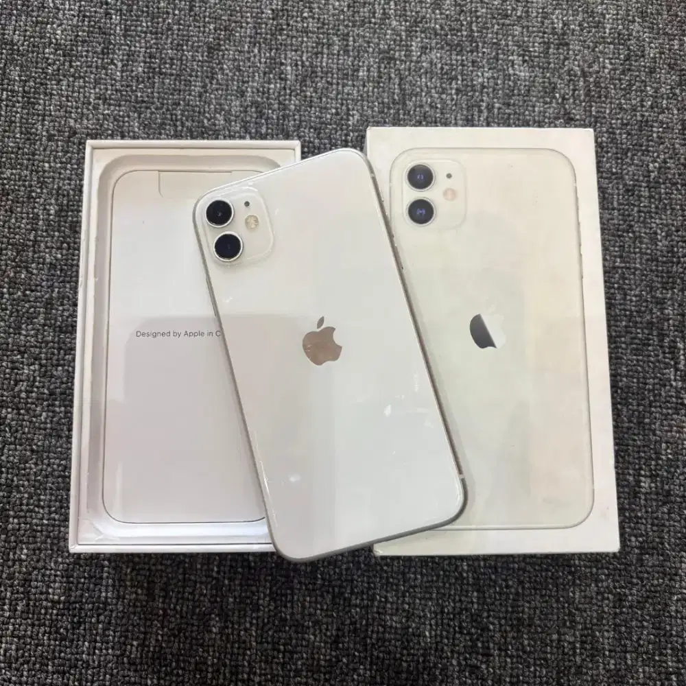 iPhone 11 128GB White iBox Fullset BH 100% Murah