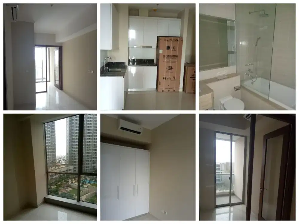 Sewa Apartemen Taman Anggrek Residence - tipe Condo 2 BR, Semi Furnished, Murah