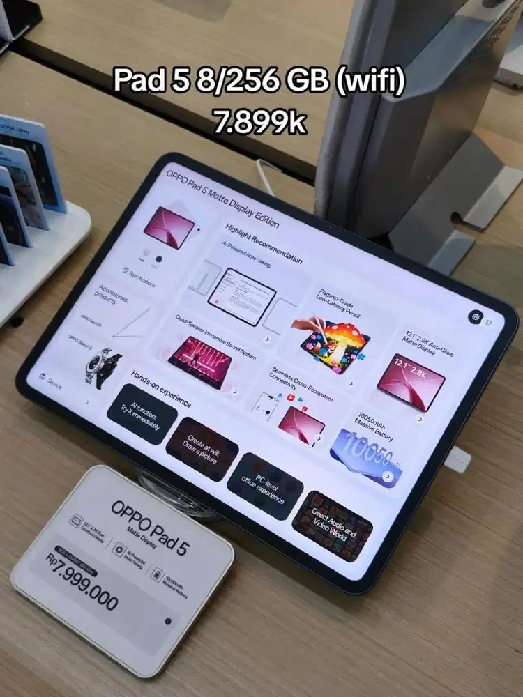 OPPO Pad 5 8/256GB - cash, kredit cukup KTP, tukar-tambah, spaylater